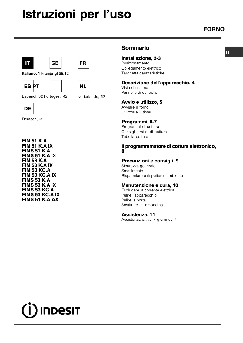 Imagen de la primera página del manual del dispositivo FIMS 51 K.A AX