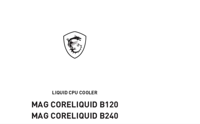 Página 1 del manual Manual de usuario MSI MAG CORELIQUID B240