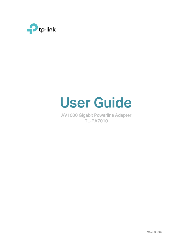 Imagen de la primera página del manual del dispositivo AV1000