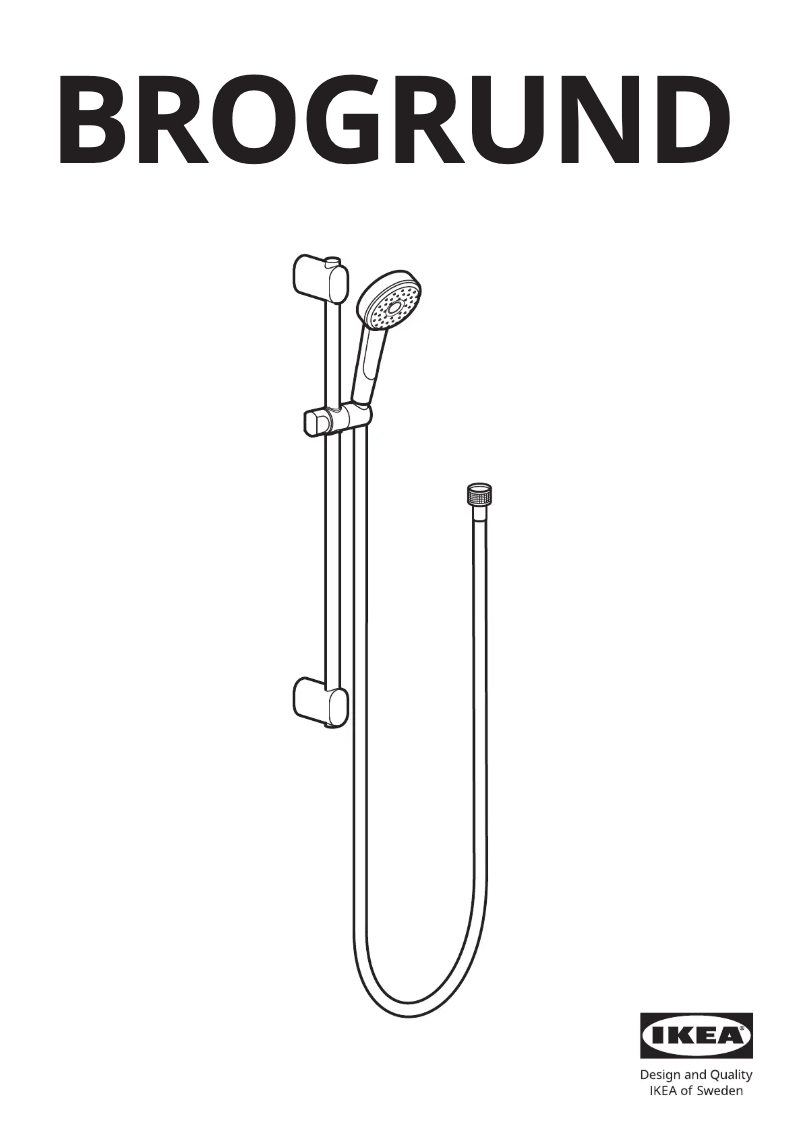 Imagen de la primera página del manual del dispositivo BROGRUND 604.968.80