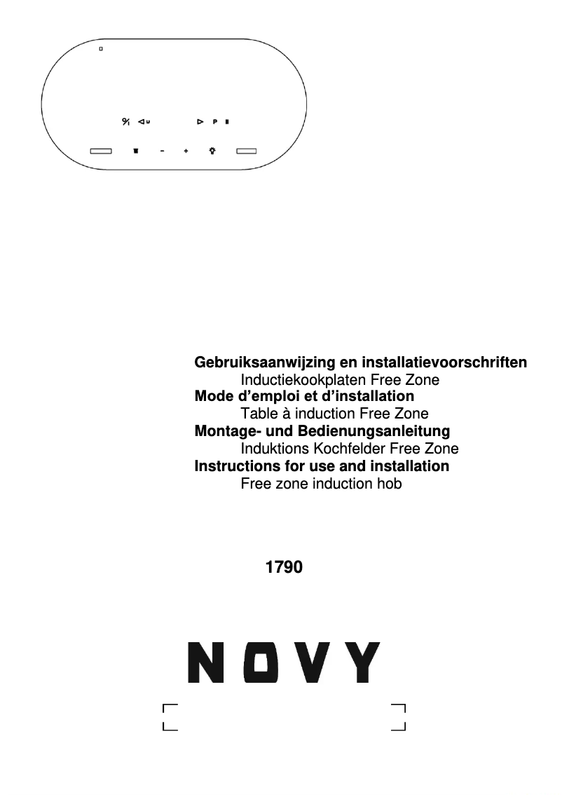Imagen de la primera página del manual del dispositivo Multi zone 1791