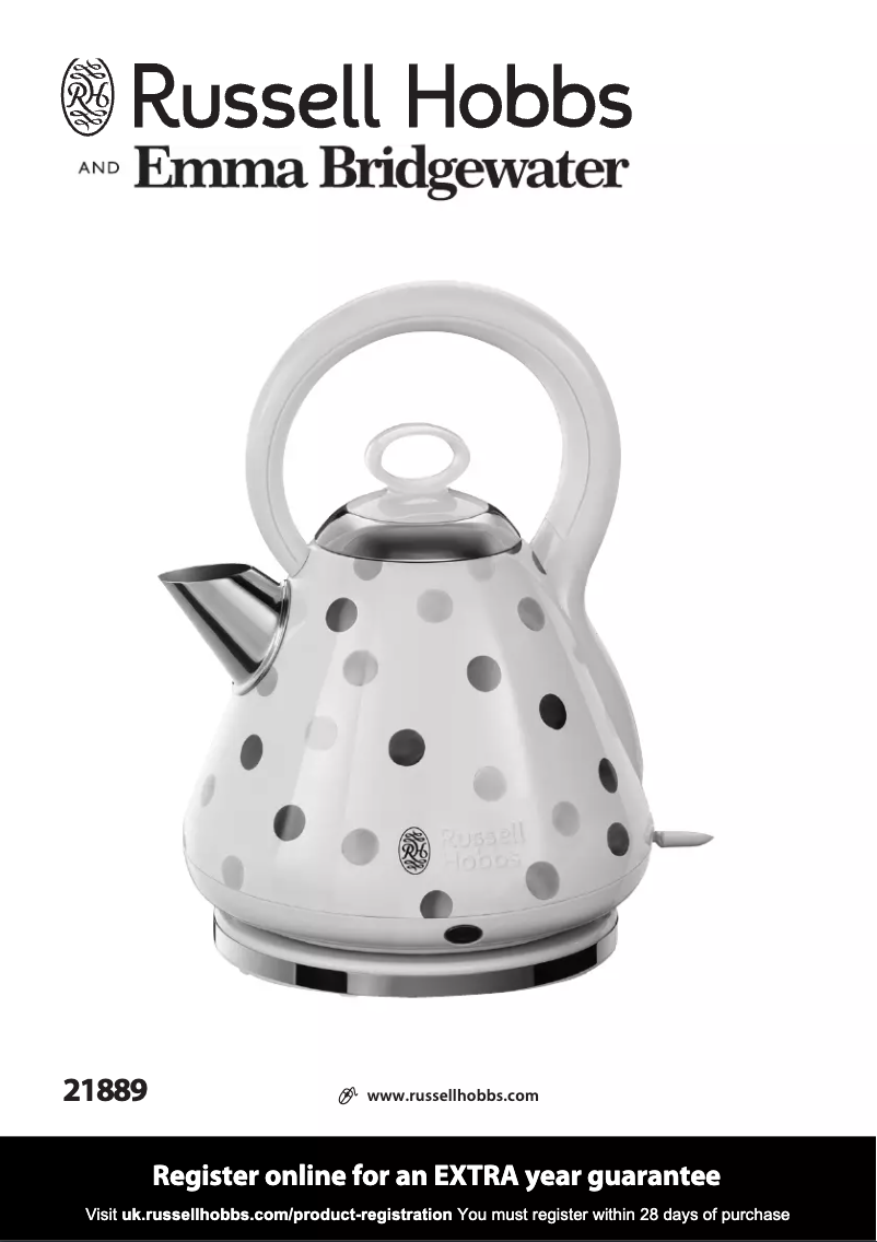 Página 1 del manual Manual de usuario Russell Hobbs Emma Bridgewater 21889