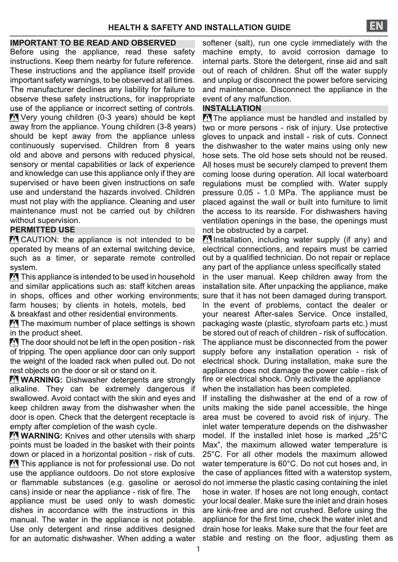 Imagen de la primera página del manual del dispositivo DFG 15B1 UK