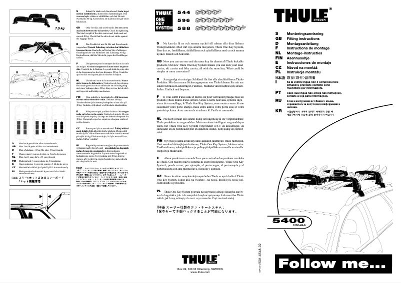 Imagen de la primera página del manual del dispositivo Cradle Quickgrip 5400