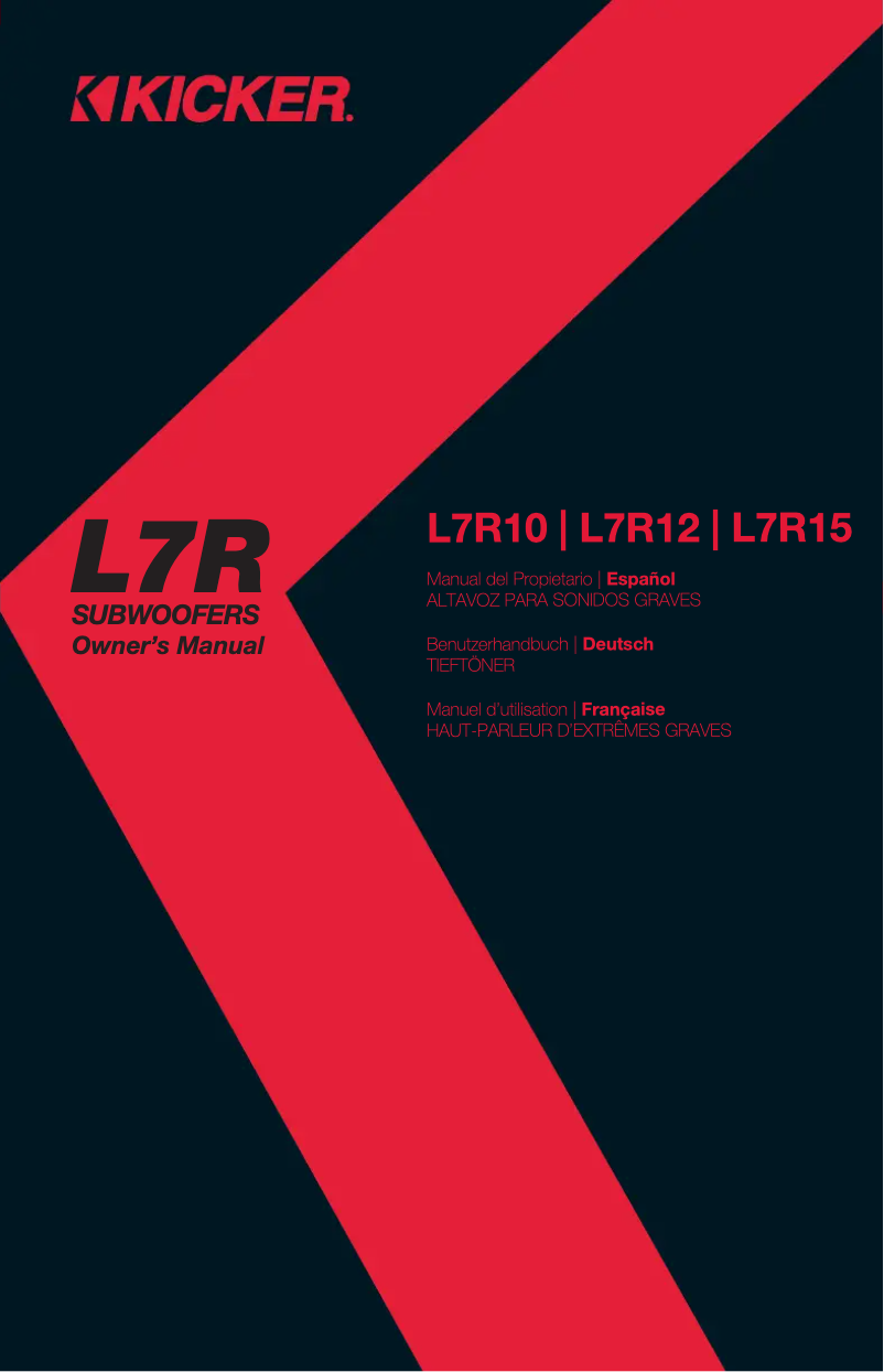 Imagen de la primera página del manual del dispositivo L7R122