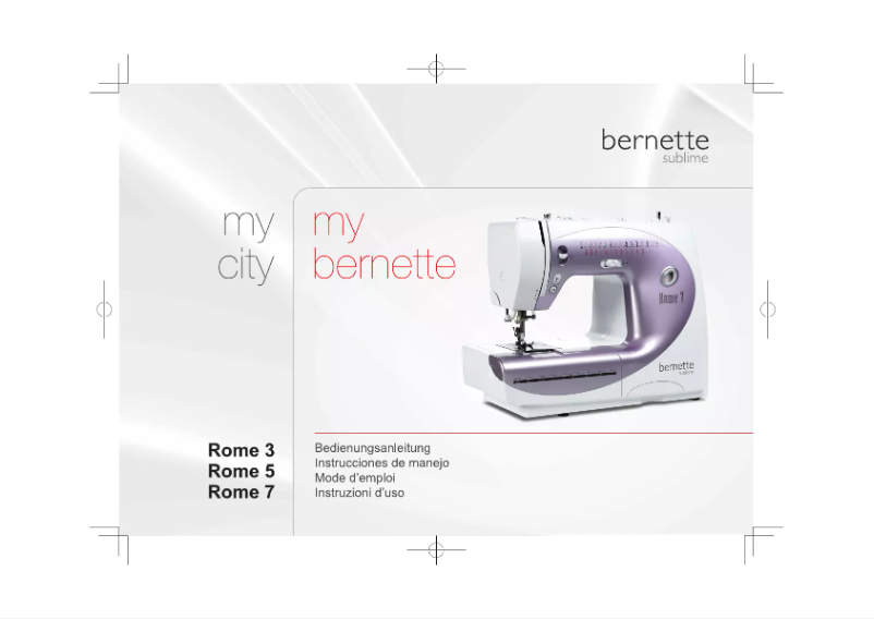 Imagen de la primera página del manual del dispositivo Bernette Rome 3