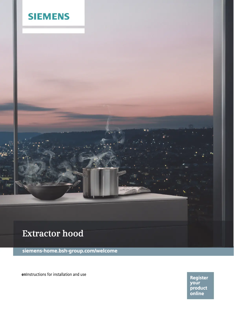 Página nº 1 - Guía de instalación Siemens iQ700 LC97FVW60S