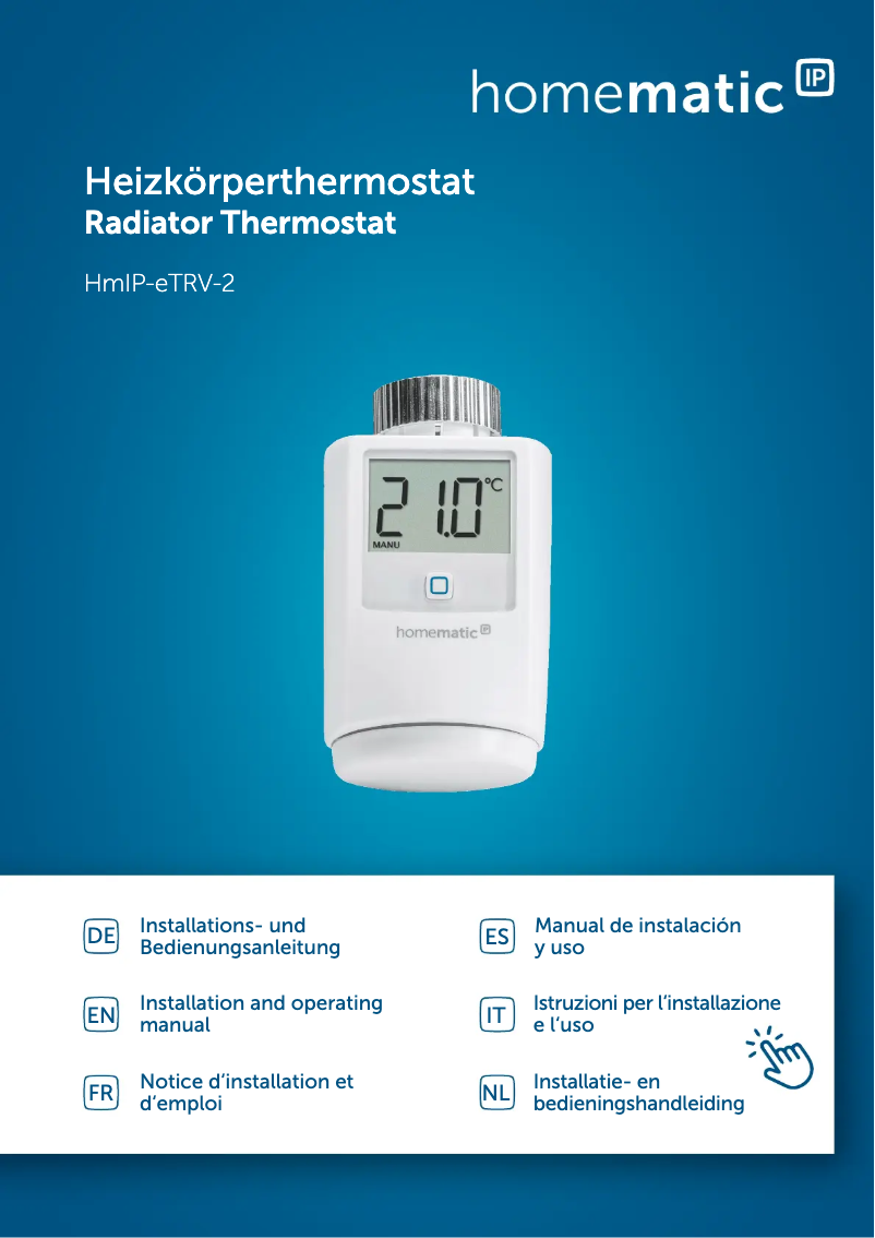 Página 1 del manual Manual de usuario Homematic IP HmIP-eTRV-2