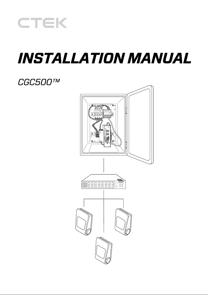 Imagen de la primera página del manual del dispositivo CGC500 100A