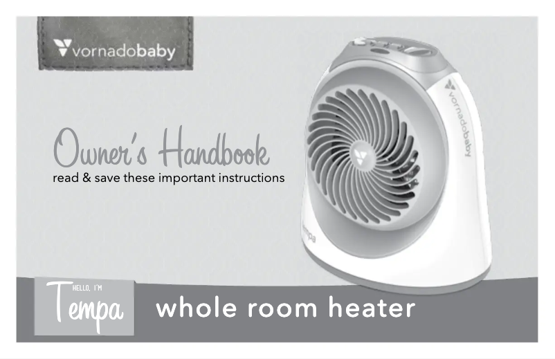 Imagen de la primera página del manual del dispositivo Tempa