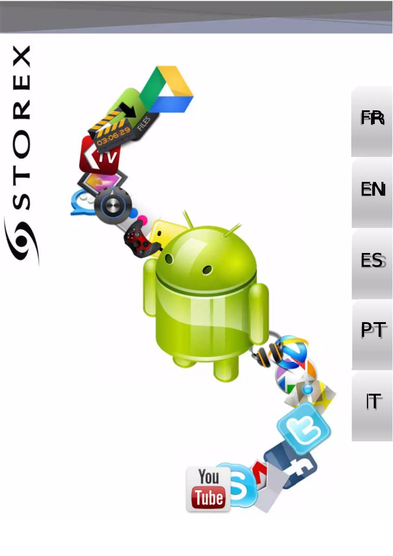 Imagen de la primera página del manual del dispositivo eZee Tab 13Q 10M