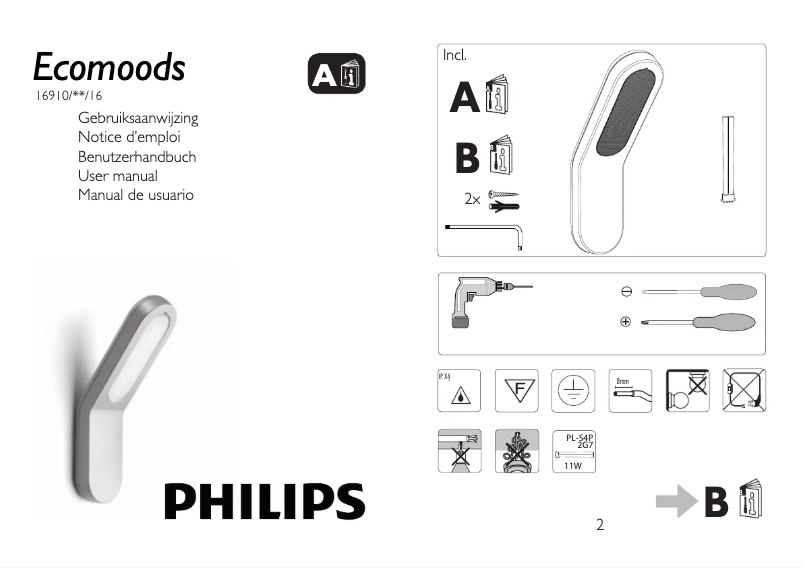 Imagen de la primera página del manual del dispositivo Ecomoods 169108716