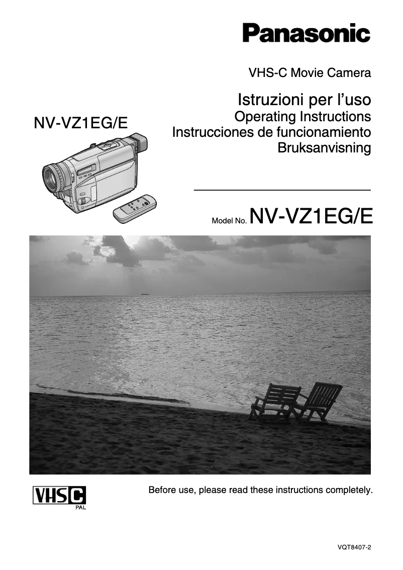 Página 1 del manual Manual de usuario Panasonic NV-VZ1EG