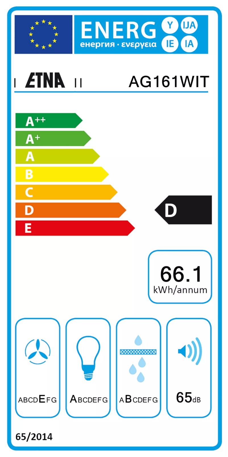 Imagen de la primera página del manual del dispositivo AG161WIT