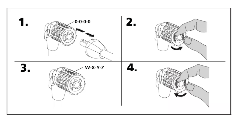 Imagen de la primera página del manual del dispositivo Cable Combination 180cm ø12mm