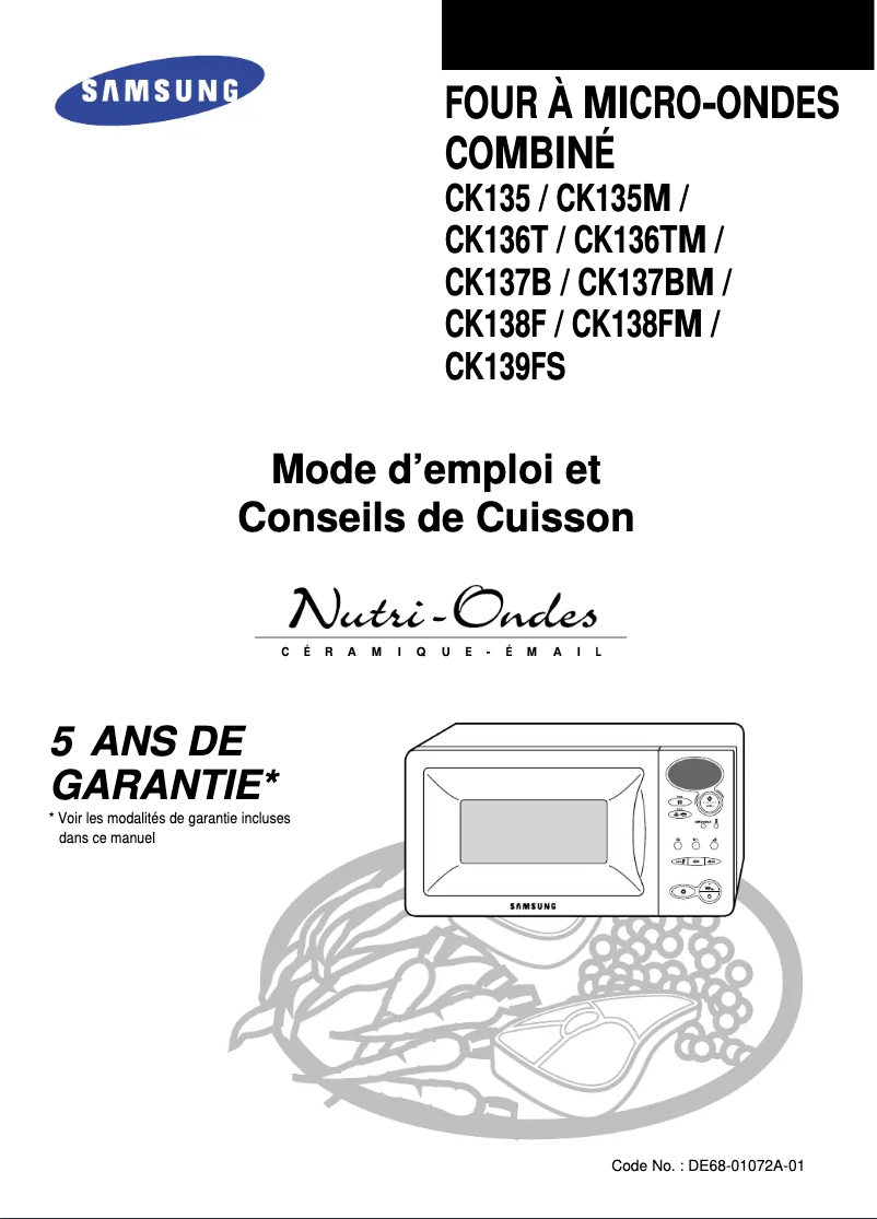 Imagen de la primera página del manual del dispositivo CK138FM