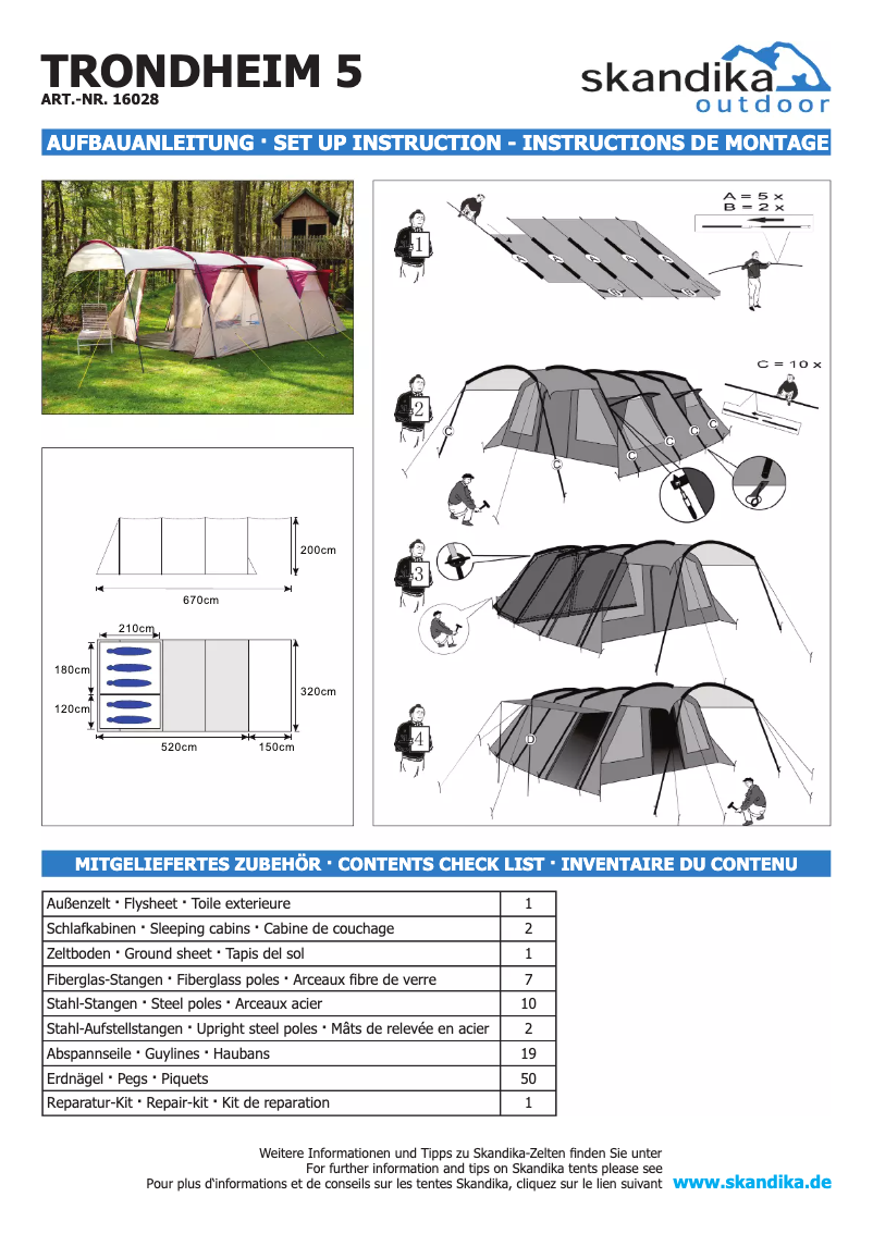 Imagen de la primera página del manual del dispositivo Trondheim 5