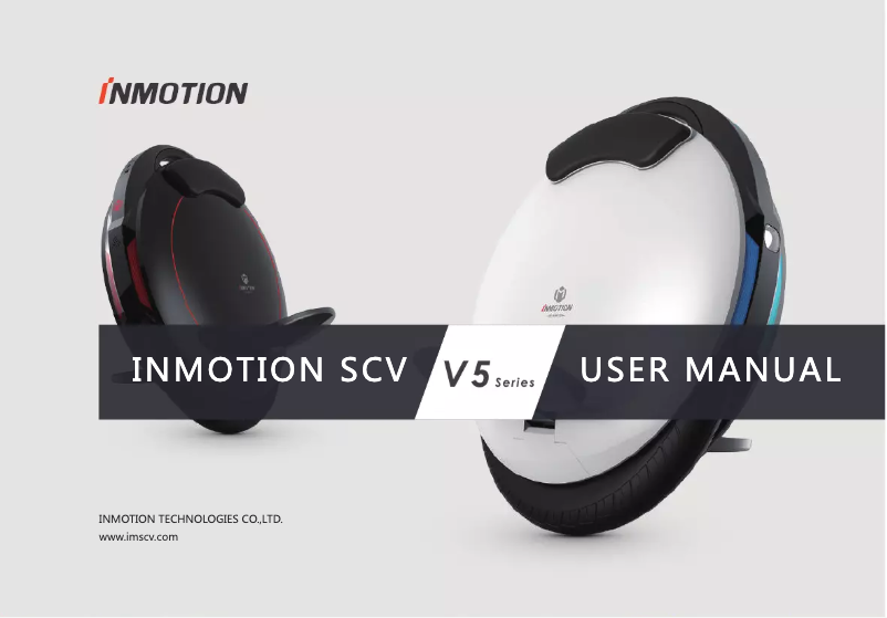 Imagen de la primera página del manual del dispositivo V5