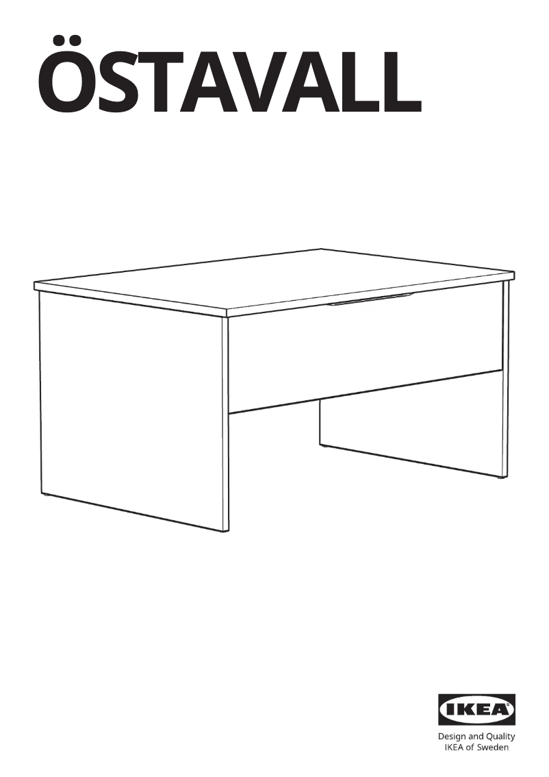 Imagen de la primera página del manual del dispositivo ÖSTAVALL 505.521.31