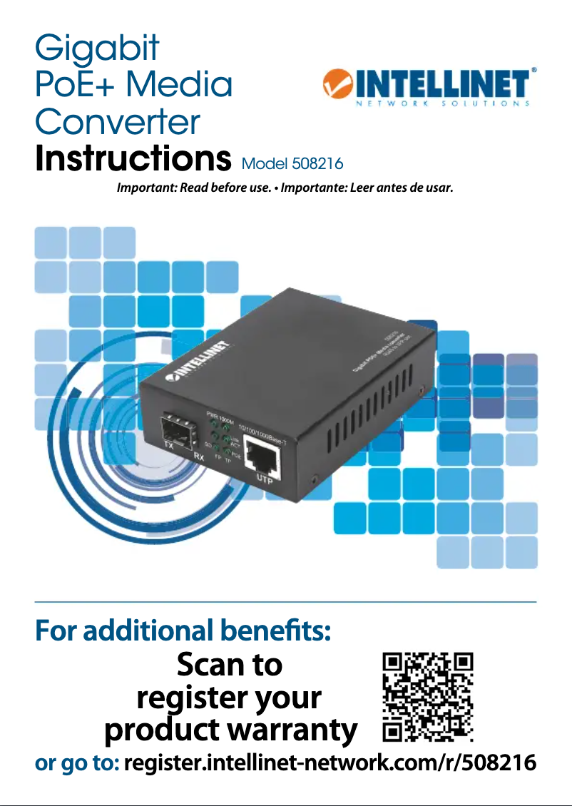 Página 1 del manual Manual de usuario Intellinet 508216