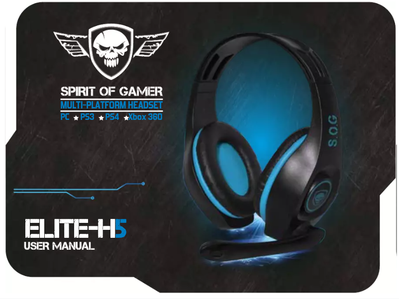 Imagen de la primera página del manual del dispositivo ELITE-H5