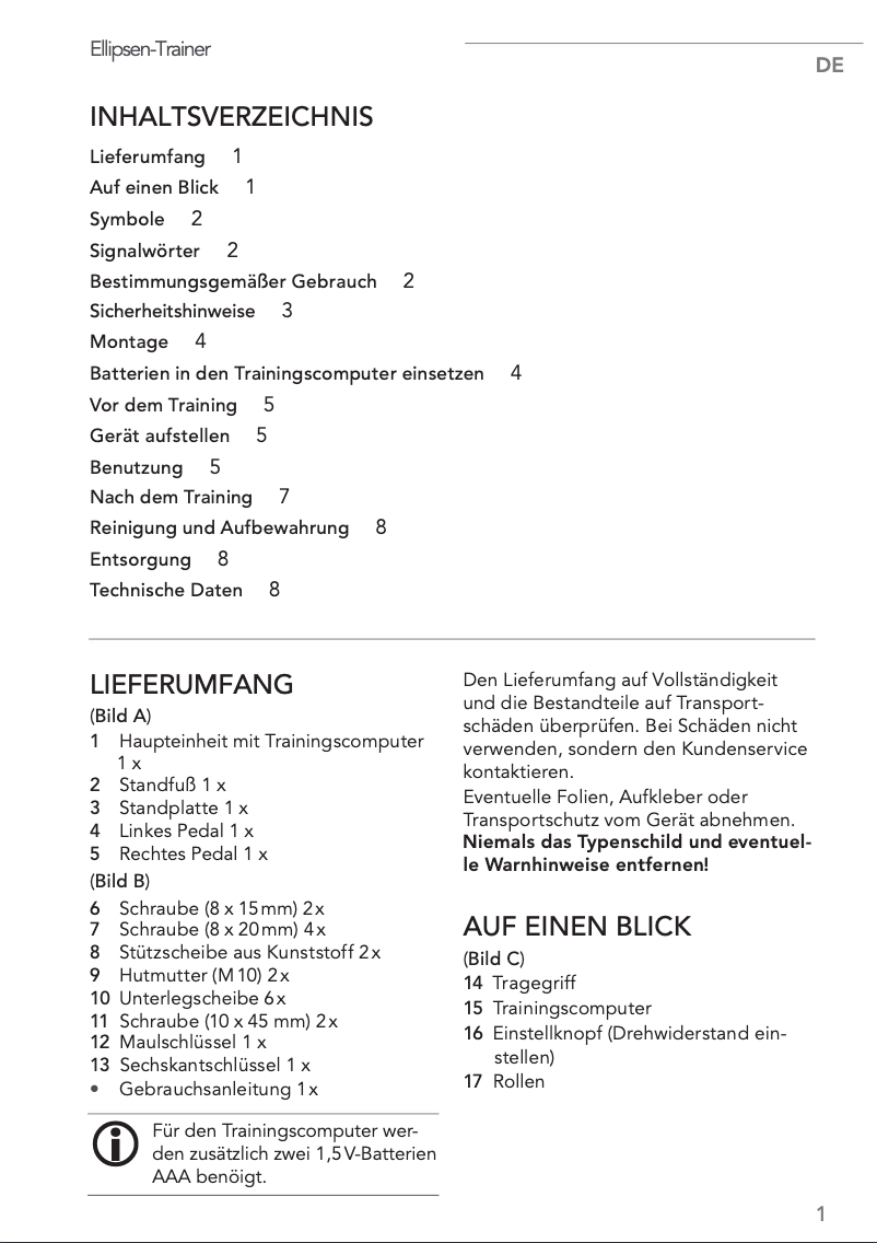 Imagen de la primera página del manual del dispositivo 07908