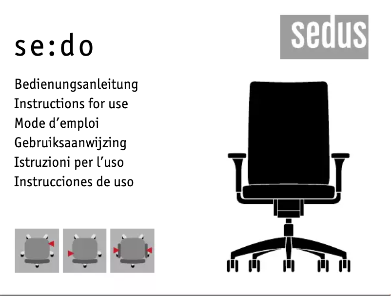 Página 1 del manual Manual de usuario Sedus se:do