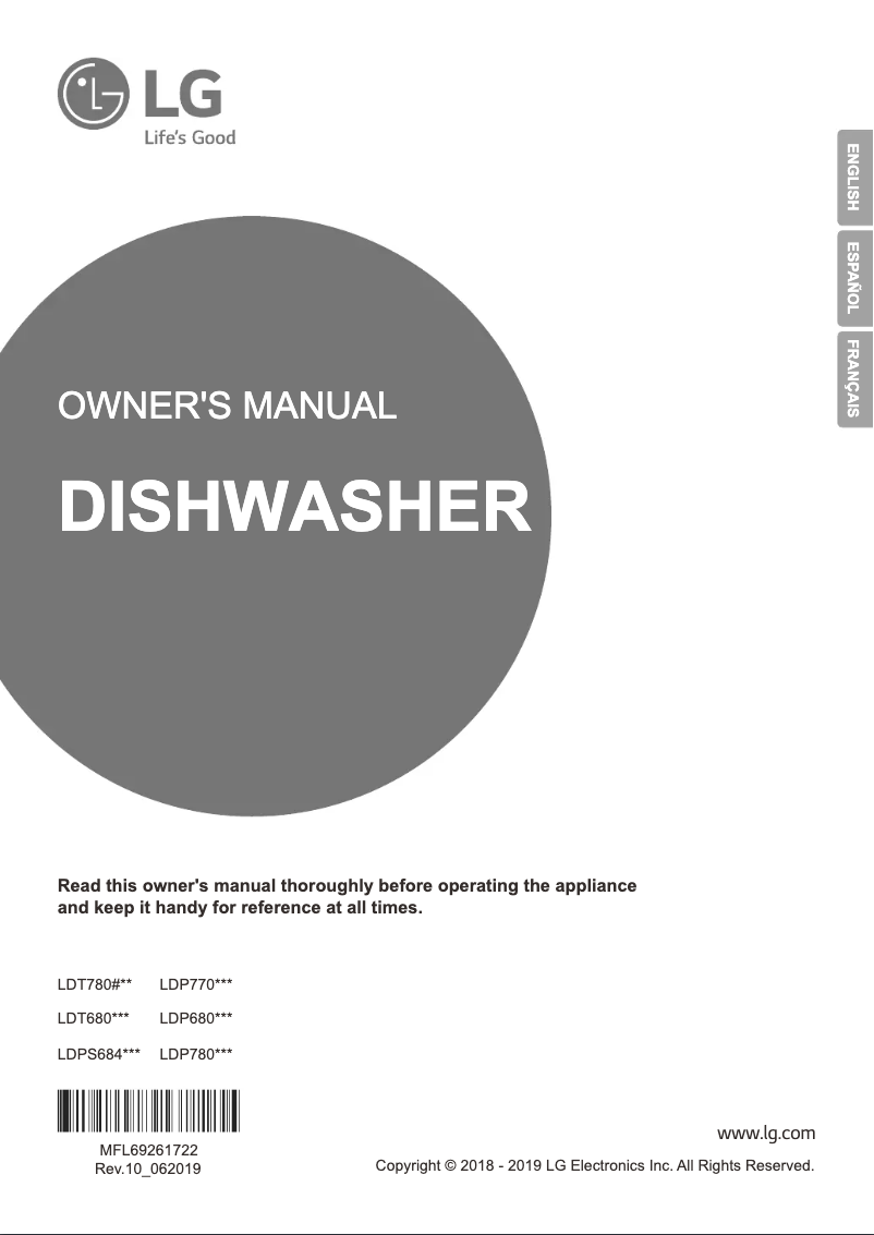 Imagen de la primera página del manual del dispositivo LDP7808SS