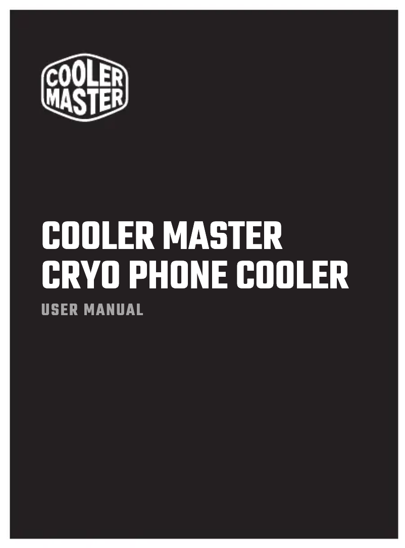 Página 1 del manual Manual de usuario Cooler Master Cryo Phone Cooler