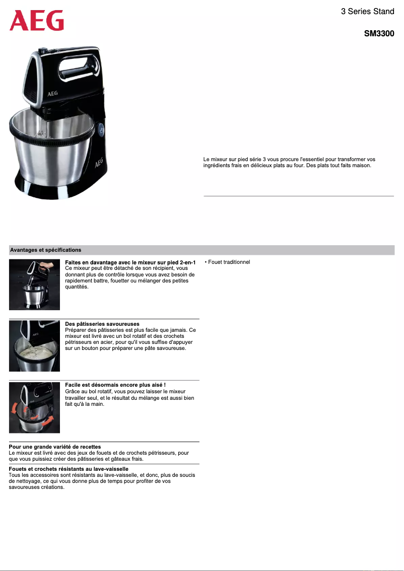Imagen de la primera página del manual del dispositivo SM3300