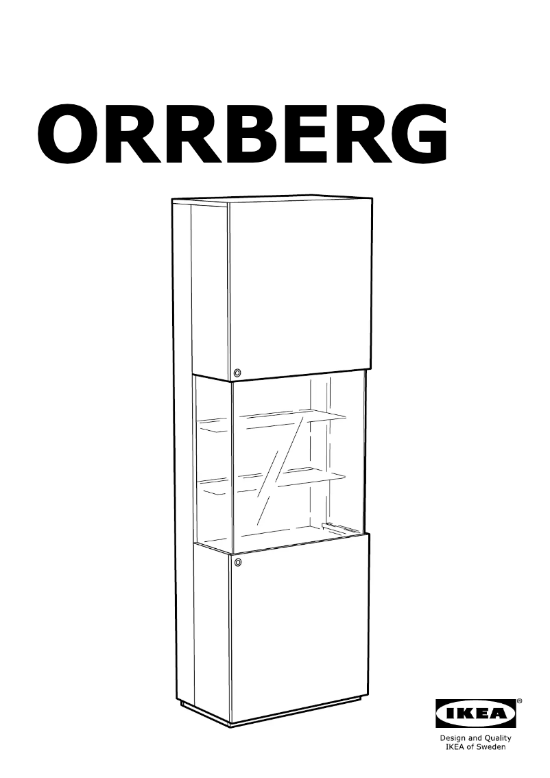Página 1 del manual Manual de usuario Ikea ORRBERG