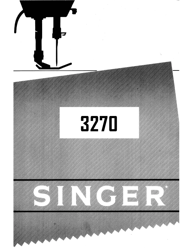 Página 1 del manual Manual de usuario Singer 3270