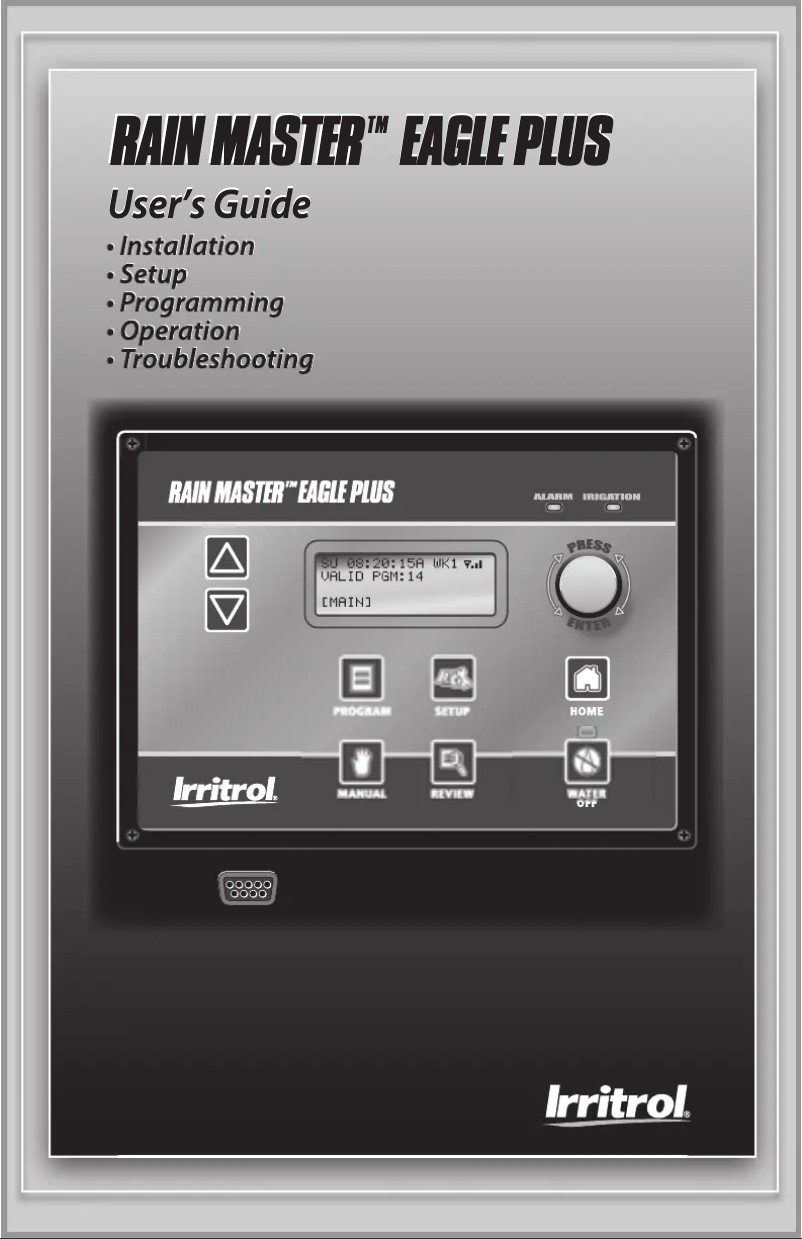 Página 1 del manual Manual de usuario Irritrol EGP8