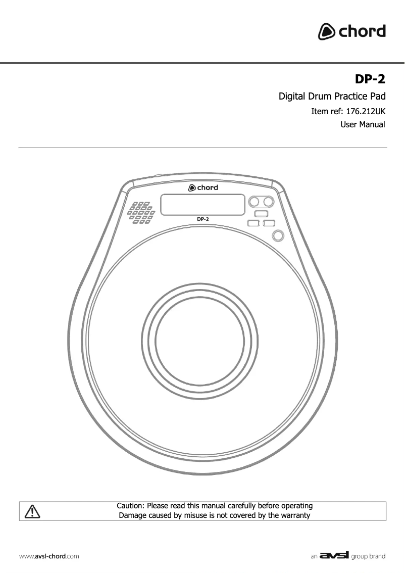 Imagen de la primera página del manual del dispositivo DP-2