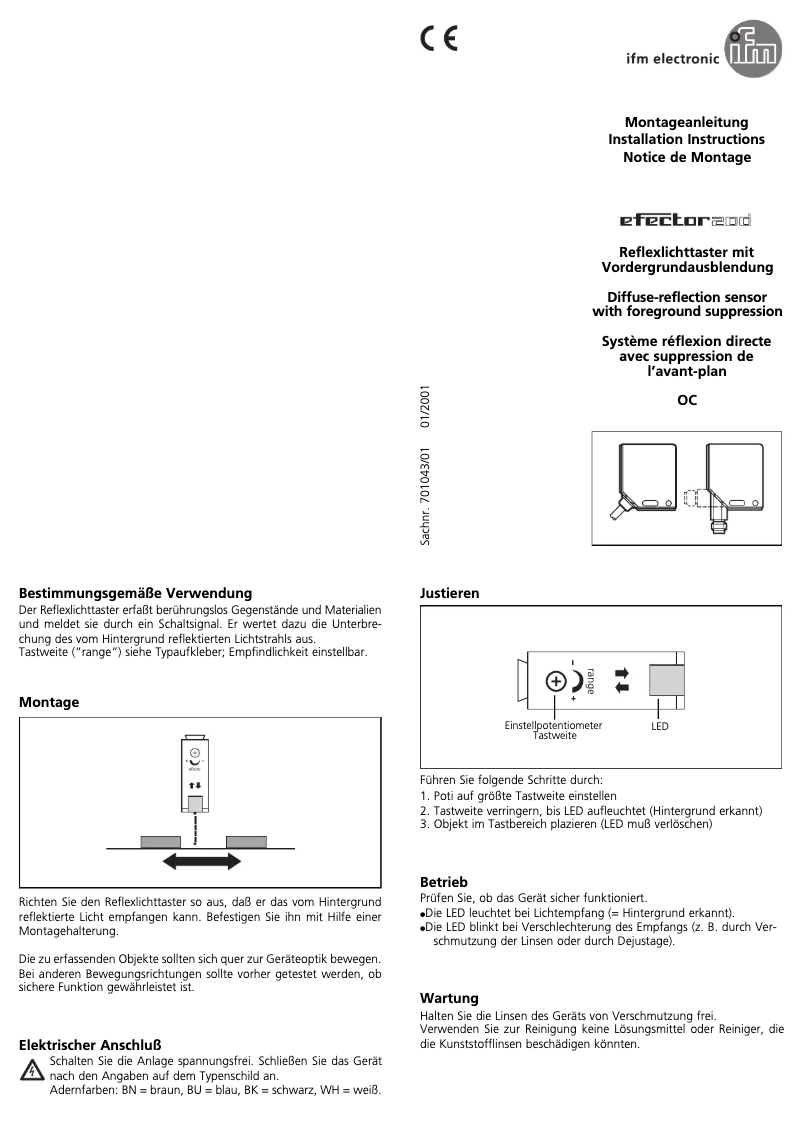 Imagen de la primera página del manual del dispositivo OC5218