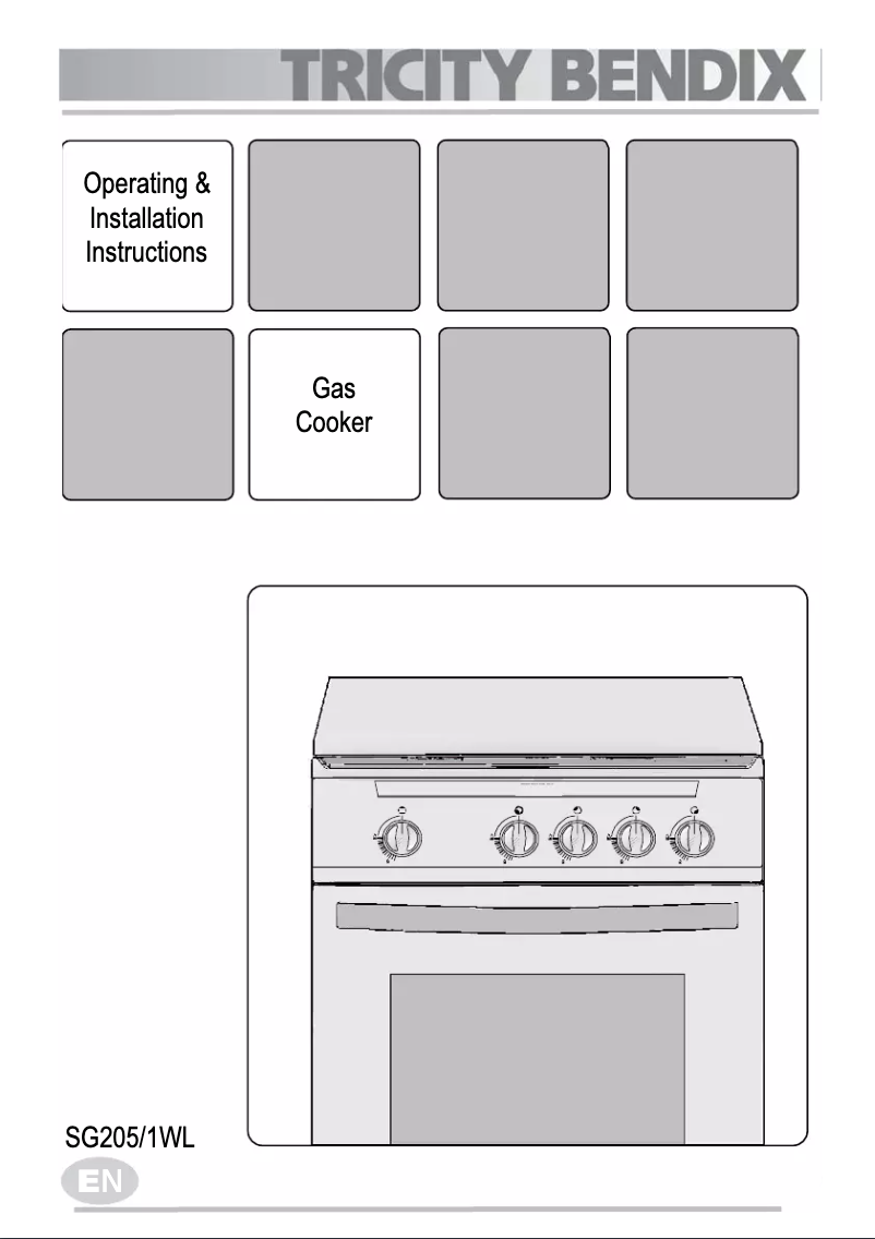 Imagen de la primera página del manual del dispositivo SG205