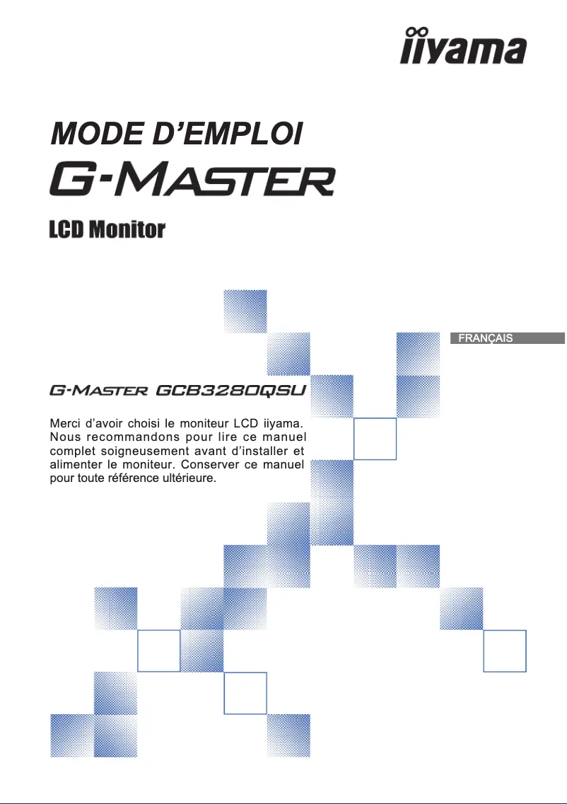 Imagen de la primera página del manual del dispositivo G-Master GCB3280QSU
