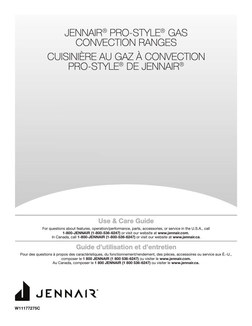 Imagen de la primera página del manual del dispositivo JGRP436HL