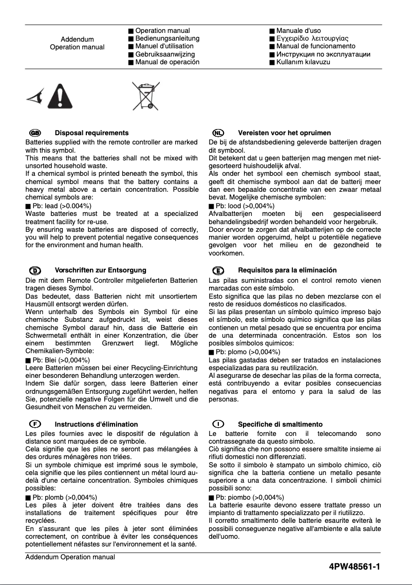 Página nº 1 - Manual de usuario Daikin BRC7EB530W