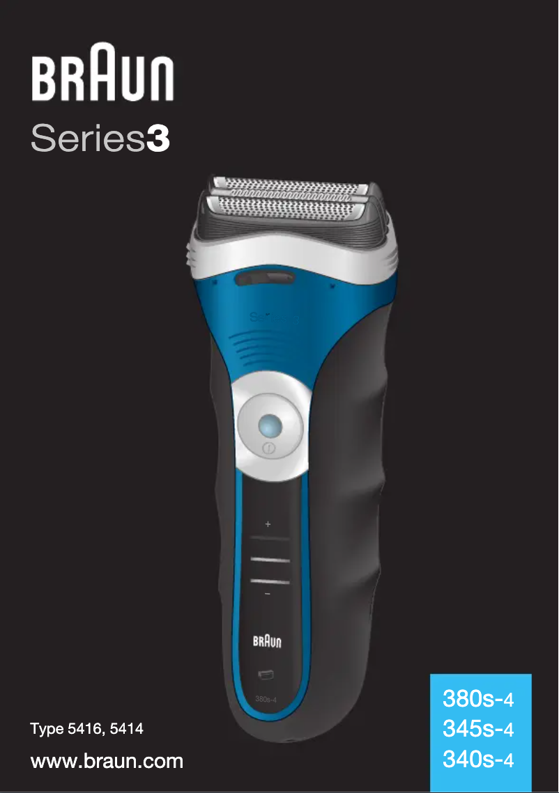 Imagen de la primera página del manual del dispositivo Series 3 380s-4 Wet&Dry
