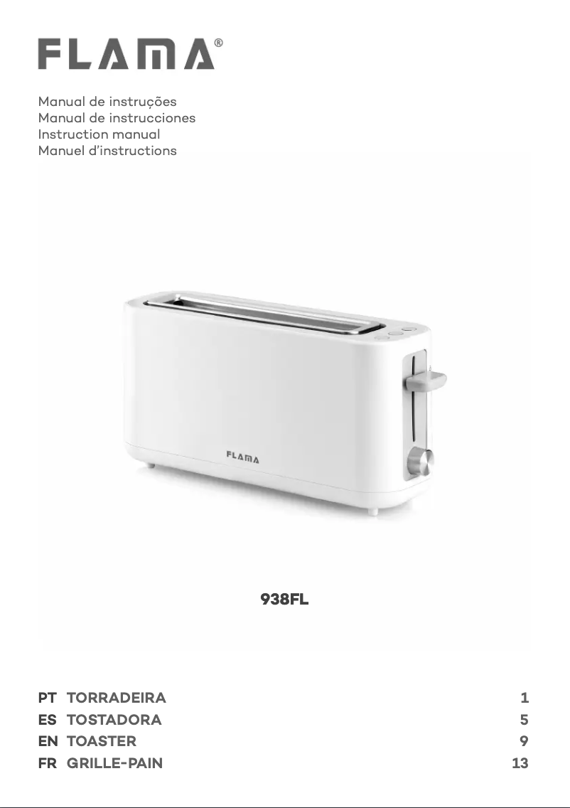 Página 1 del manual Manual de usuario Flama 938FL