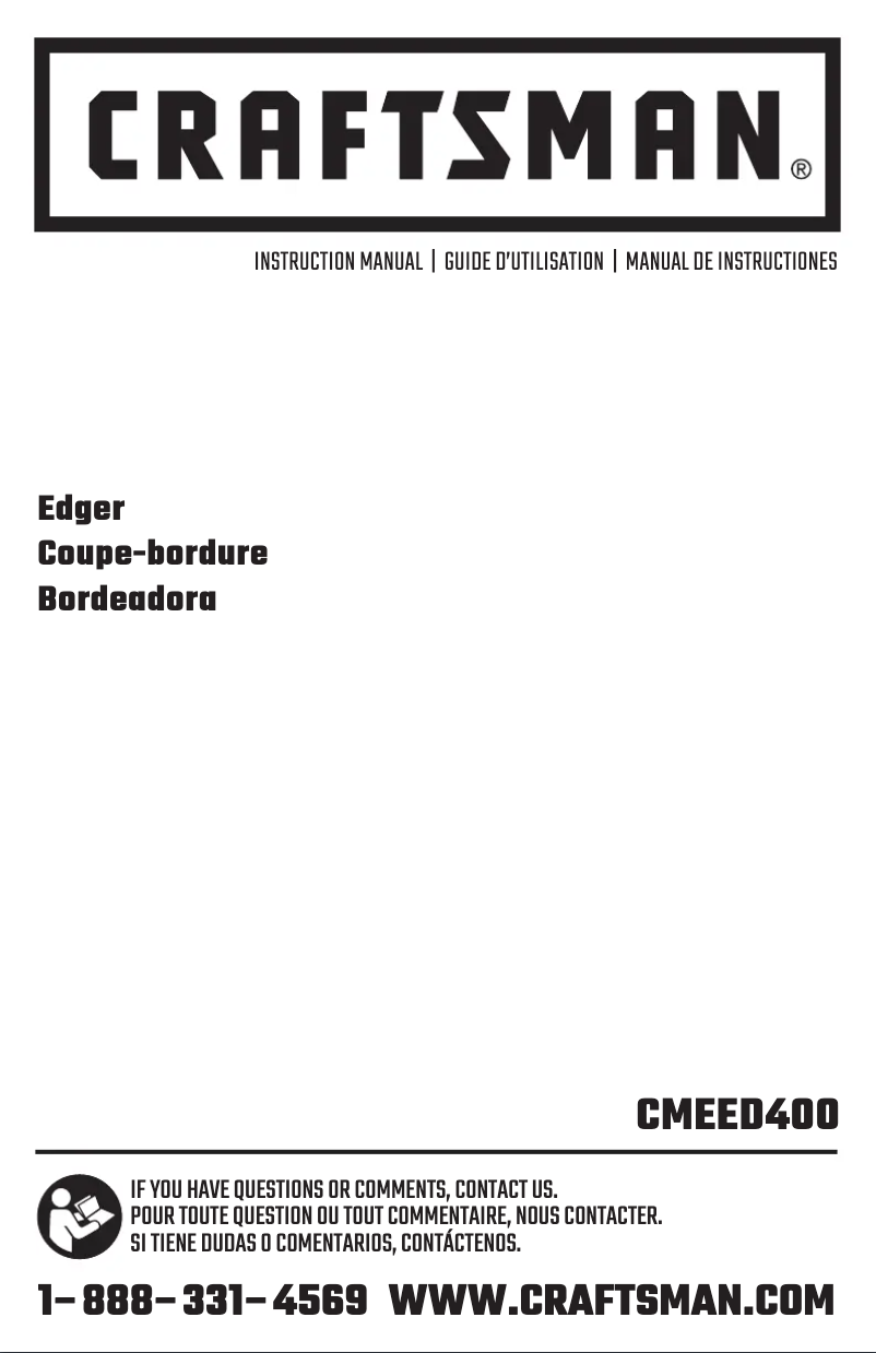Página 1 del manual Manual de usuario Craftsman CMEED400