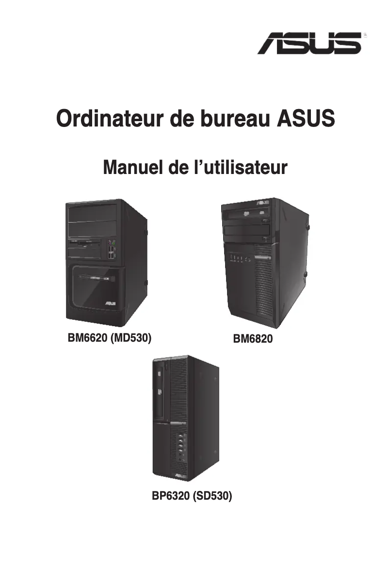 Página nº 1 - Manual de usuario Asus Pro Series BM6620