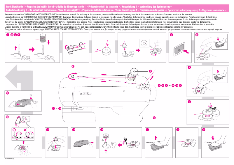 Imagen de la primera página del manual del dispositivo BC-2100PRW