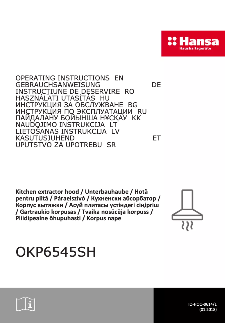 Imagen de la primera página del manual del dispositivo OKP6545SH