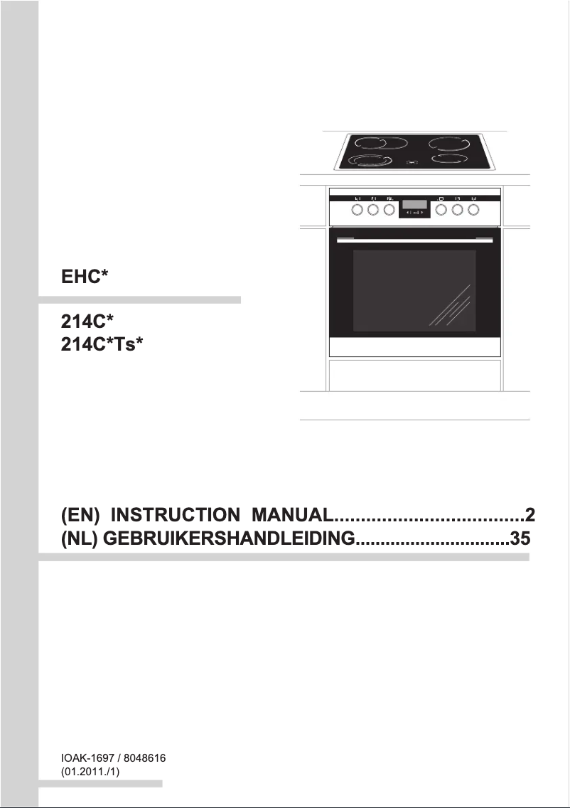 Imagen de la primera página del manual del dispositivo EHC 12422 E