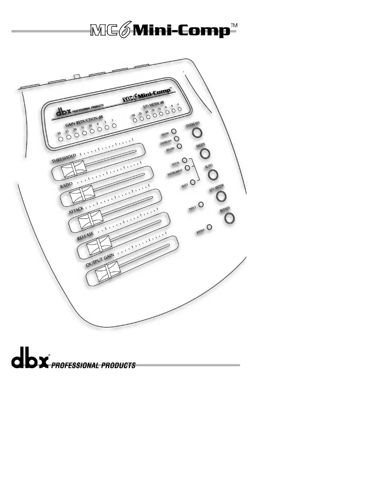 Imagen de la primera página del manual del dispositivo MC6