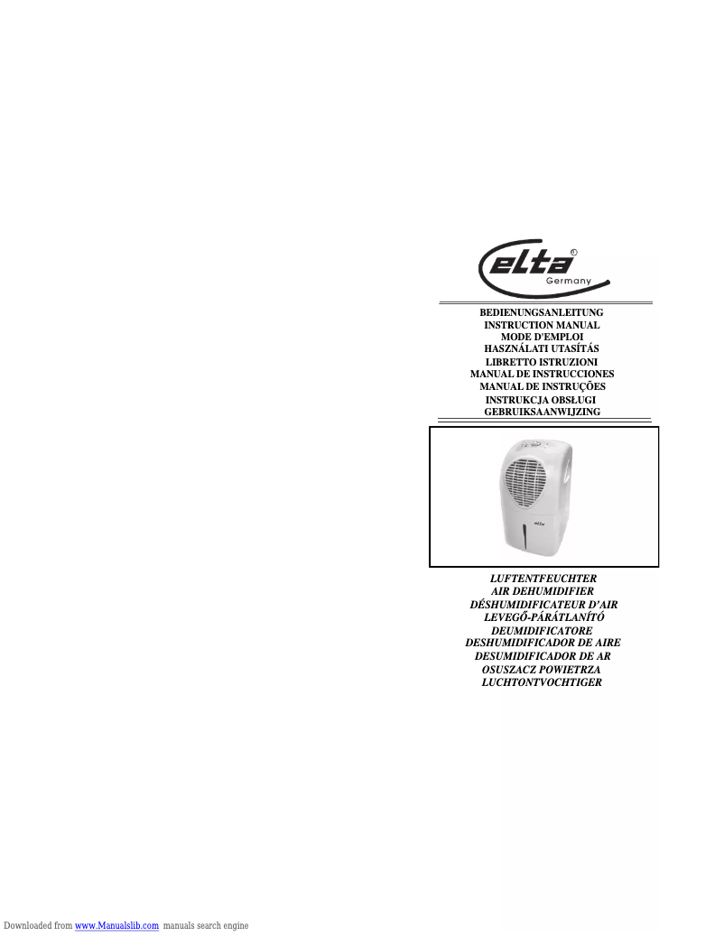 Imagen de la primera página del manual del dispositivo LE100