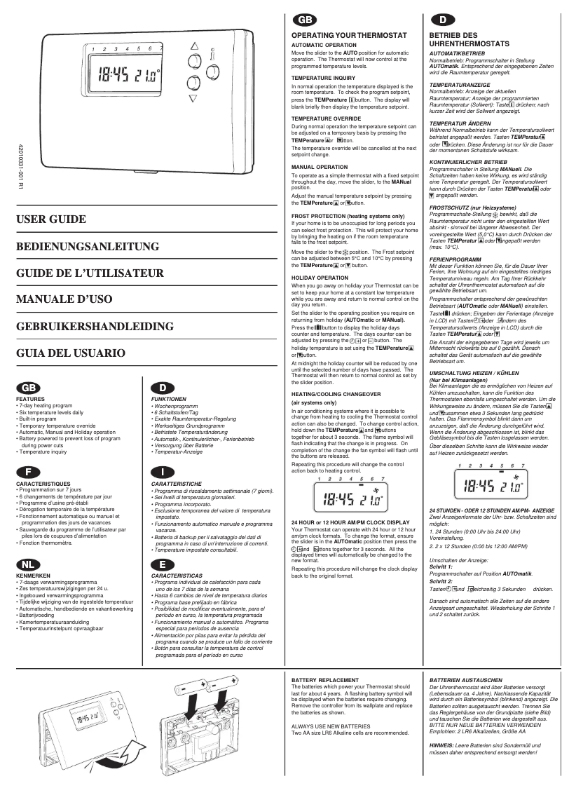 Imagen de la primera página del manual del dispositivo CM27i