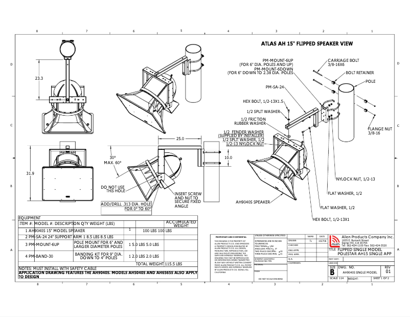 Imagen de la primera página del manual del dispositivo AH94-15